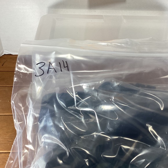 Calvin Klein Black Leather Sneakers‎ Mens 11.5M Casual Lace Up Shoes - Picture 8 of 8